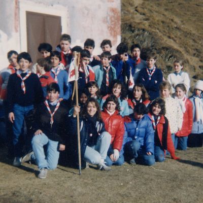 1990 - Campo invernale di reparto - Nona